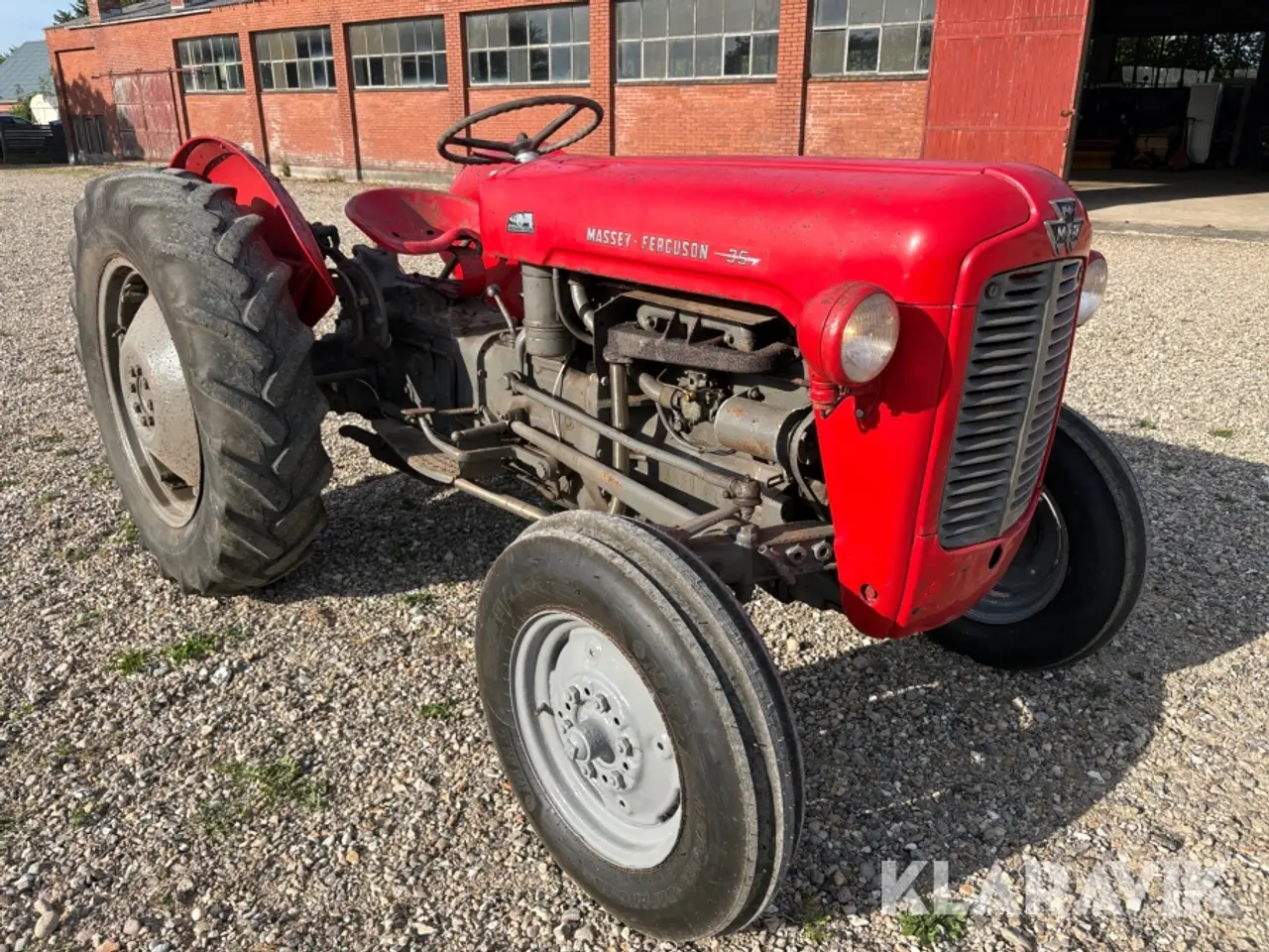 Billede 2 - Veterantraktor Massey Ferguson 35