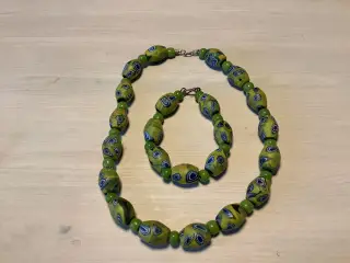 Halskæde og armbånd fra Bornholm