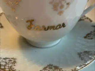 Kaffekop med skrift