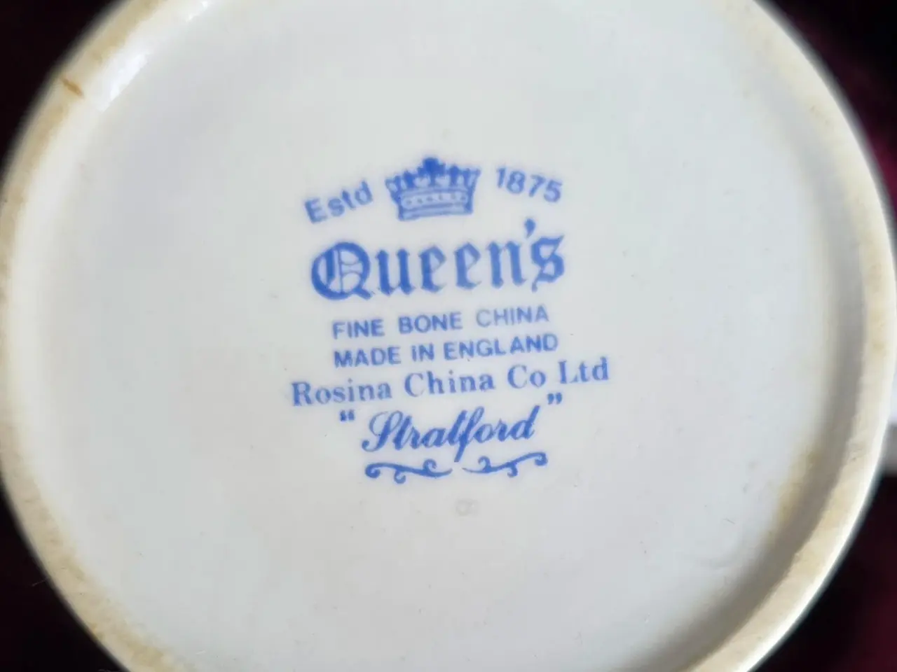 Billede 2 - 3 fine vintage krus – Queen's "Stratford"