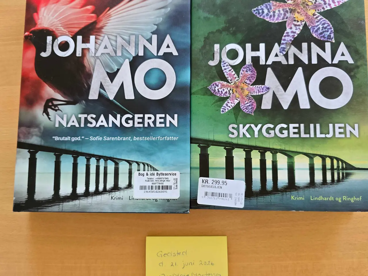 Billede 1 - 2 bøger af Johanna Mo