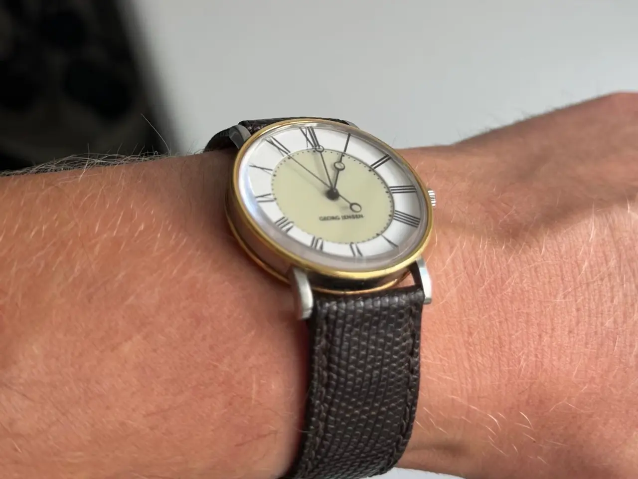 Billede 8 - Georg Jensen ur i 18k guld og stål med automatisk