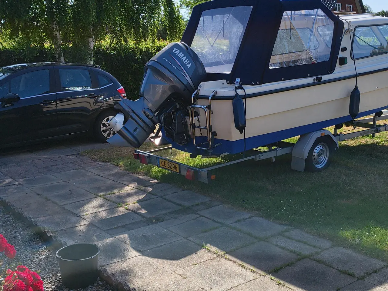 Billede 6 - JOFA WINTH 555 MED YAMAHA F115HK OG 1000KG BRENDER