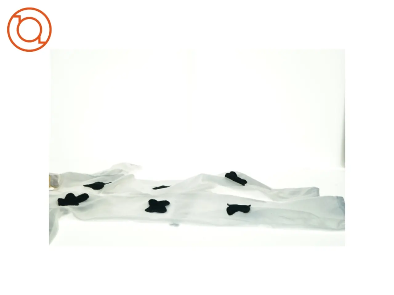 Billede 2 - Hvid og sort ko kostume til baby (str. 75 x 30 cm)