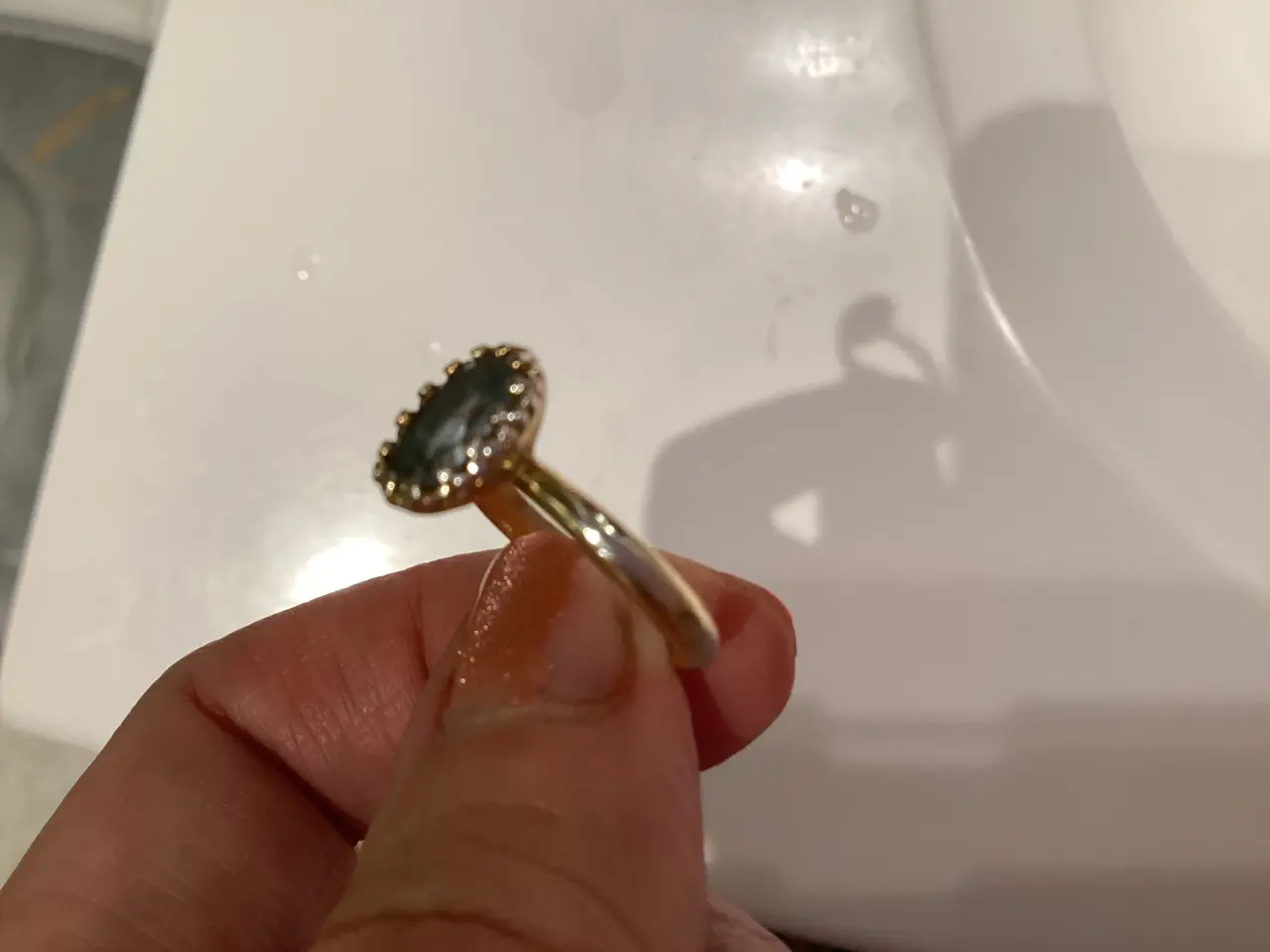 Billede 6 - Carre, blue topaz ring