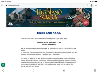 Billetter til Highland Saga