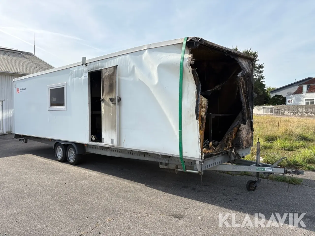 Billede 3 - Personalevogn Mobilhouse brandskadet