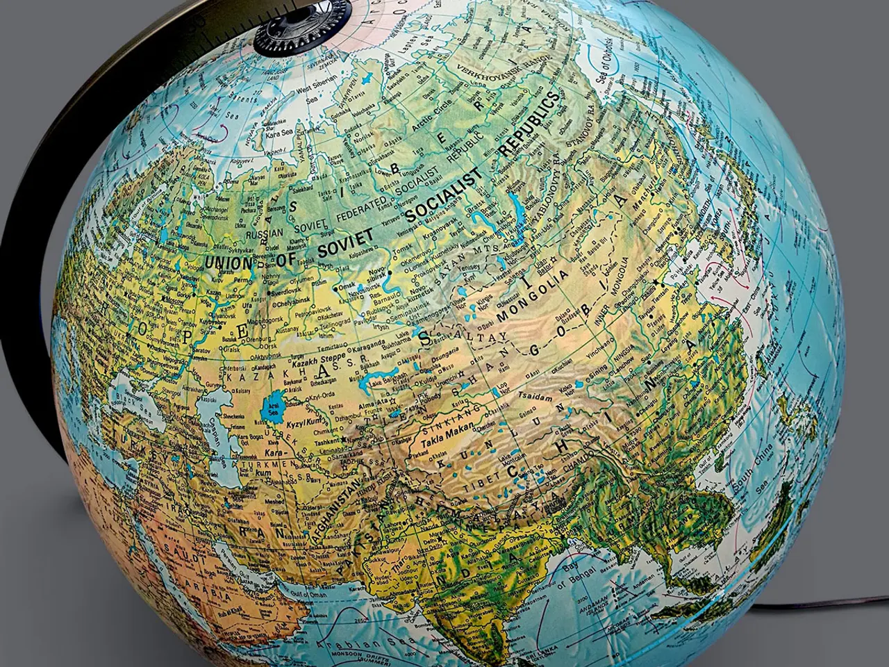 Billede 7 - Stor Scan-Globe Type 4002 med lys og træfod