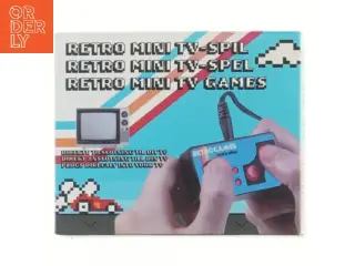 Retro mini TV-spil (str. 15x12 cm)