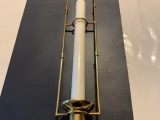 Lysestage i messing