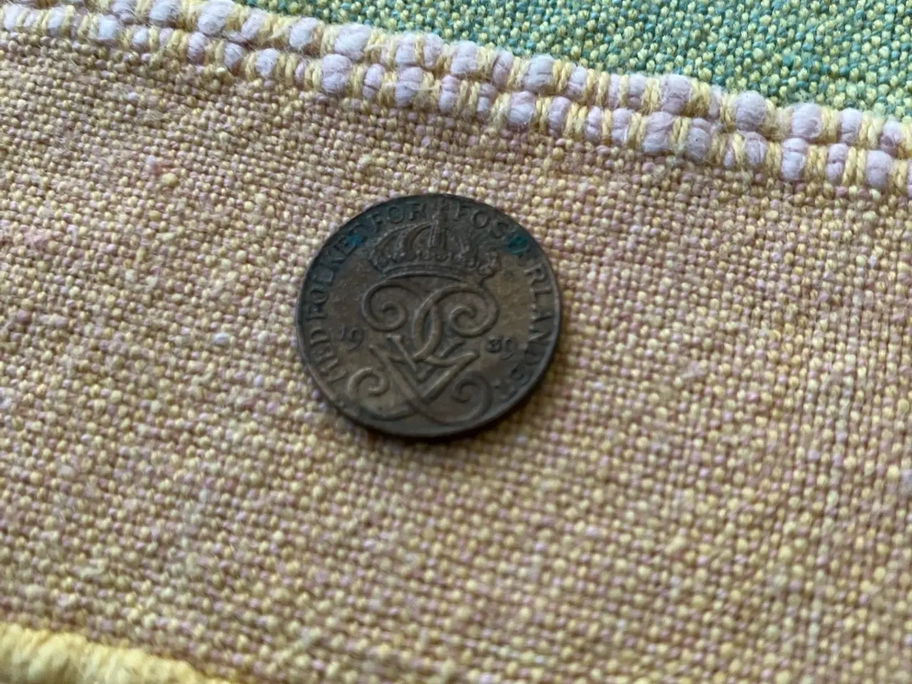 Billede 1 - Svensk 5 øre fra 1919