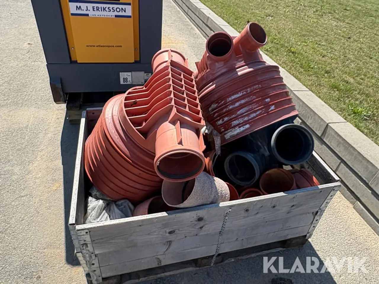 Billede 3 - Assorterede rør og fittings - 3 paller