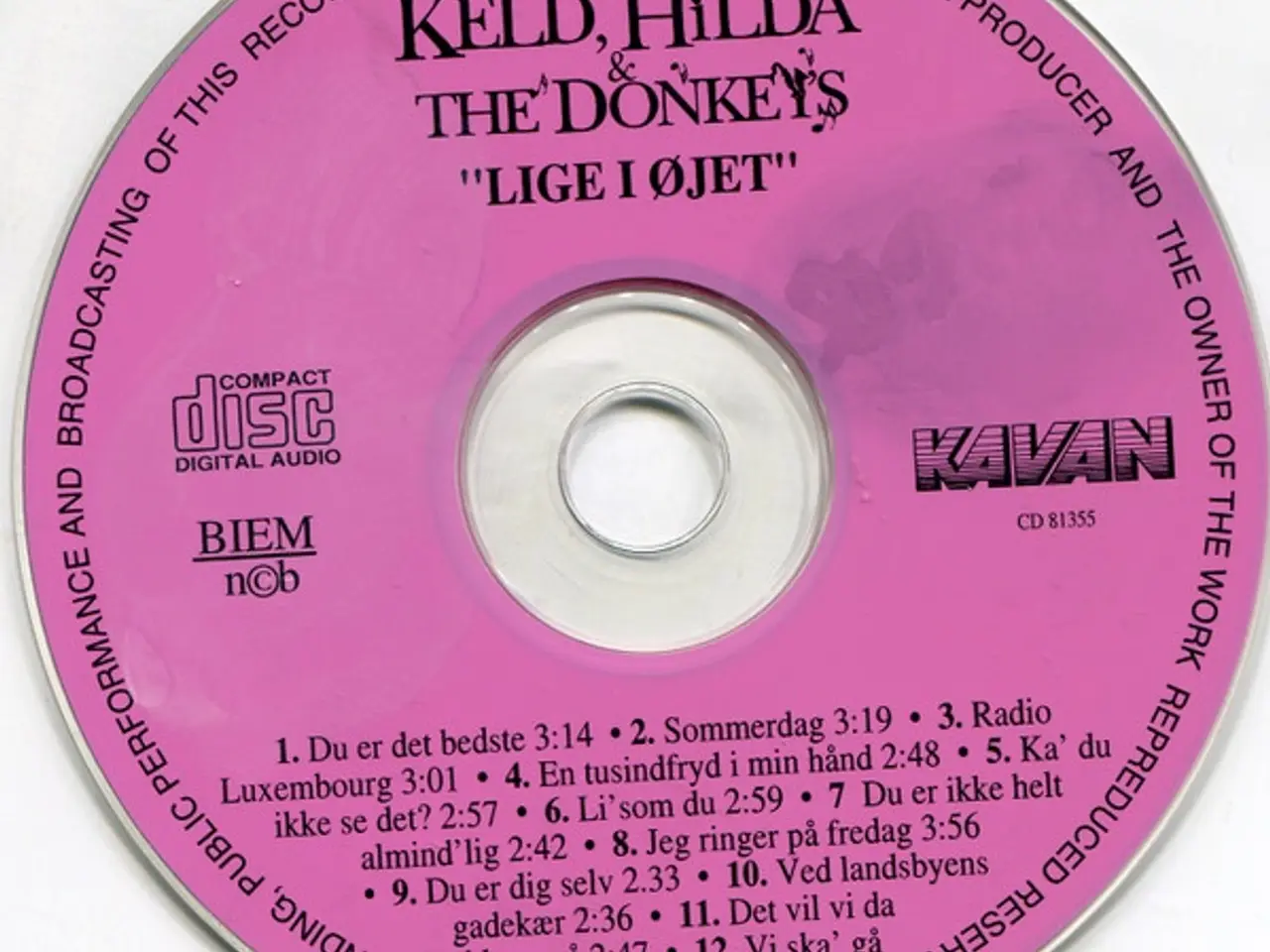 Billede 2 - Keld, Hilda & The Donkeys – Lige I Øjet – CD