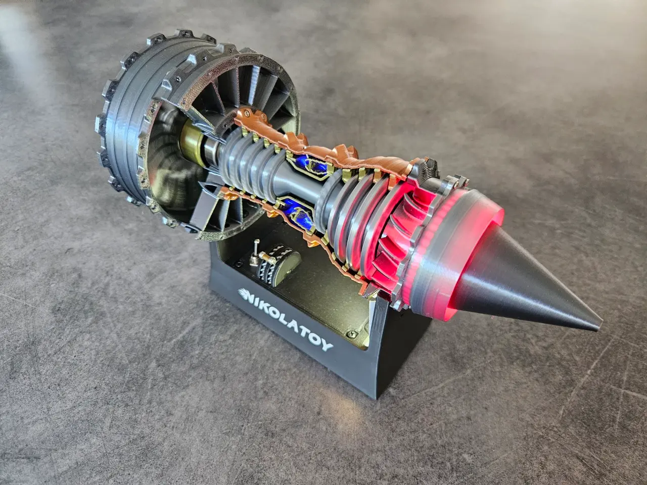 Billede 10 - NIKOLATOY Jet Turbojet Engine – LED-model