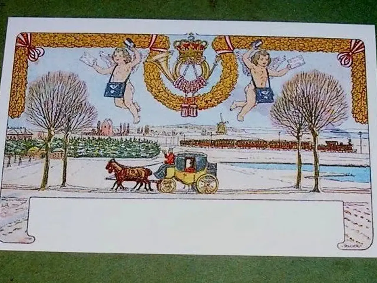 Billede 2 - julepostkort, m. trykt julemærke 1905