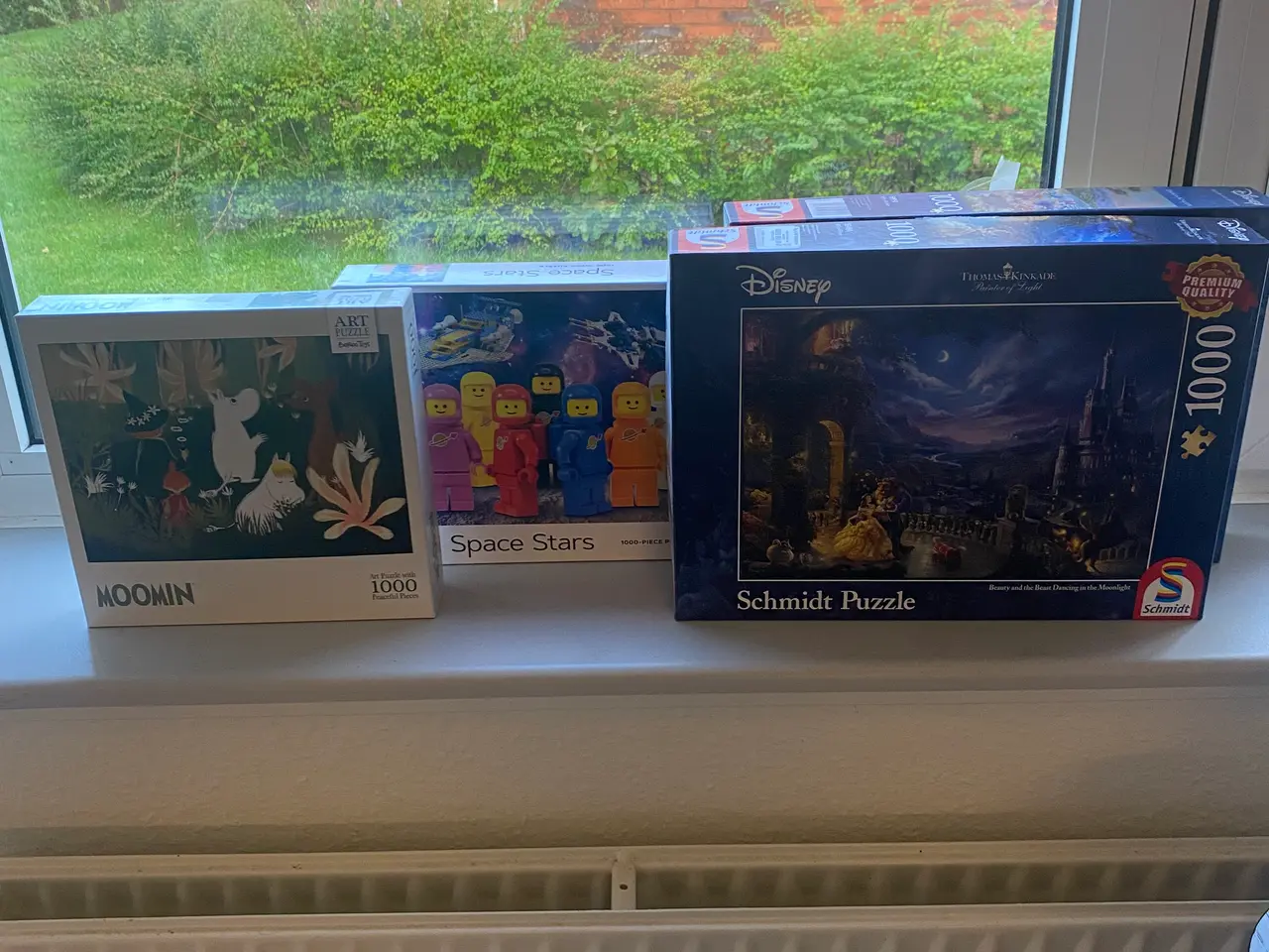 Billede 1 - 4 Puslespil til salg. Disney, Moomin, Lego