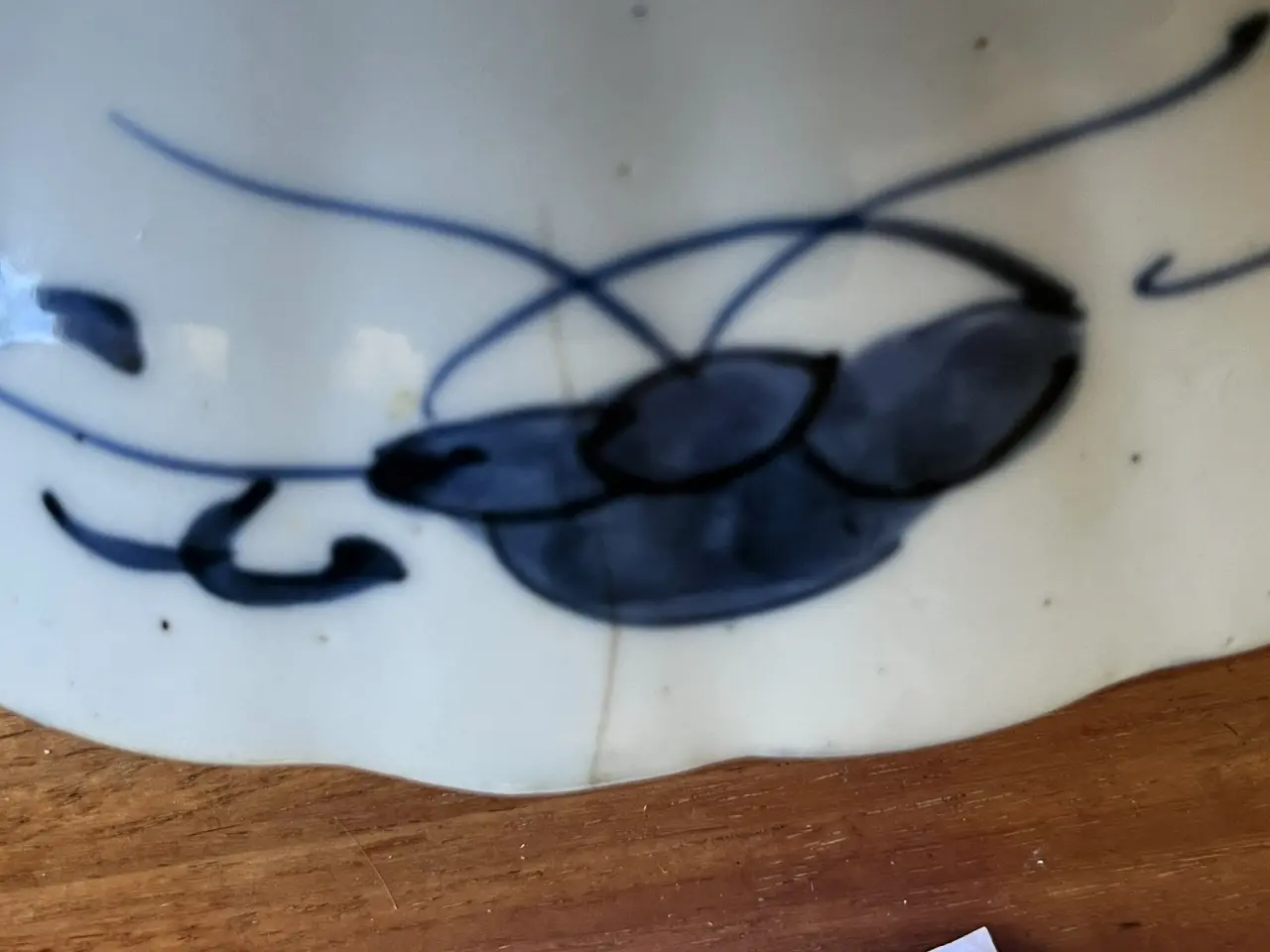 Billede 3 - Fad  "Kangxi " ø 28 cm. 1700 tallet