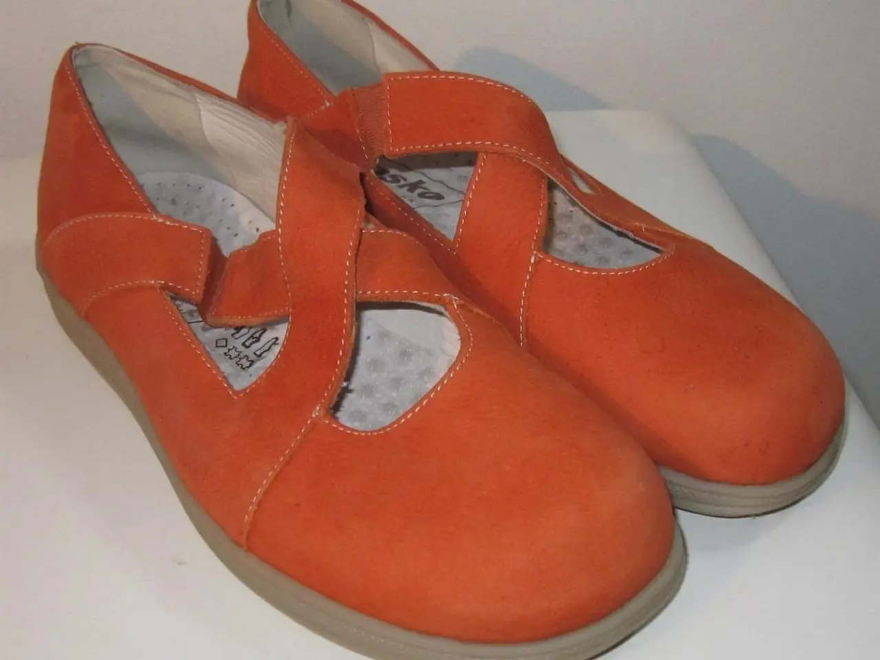 Billede 1 - Dansko, orange sko, str 40