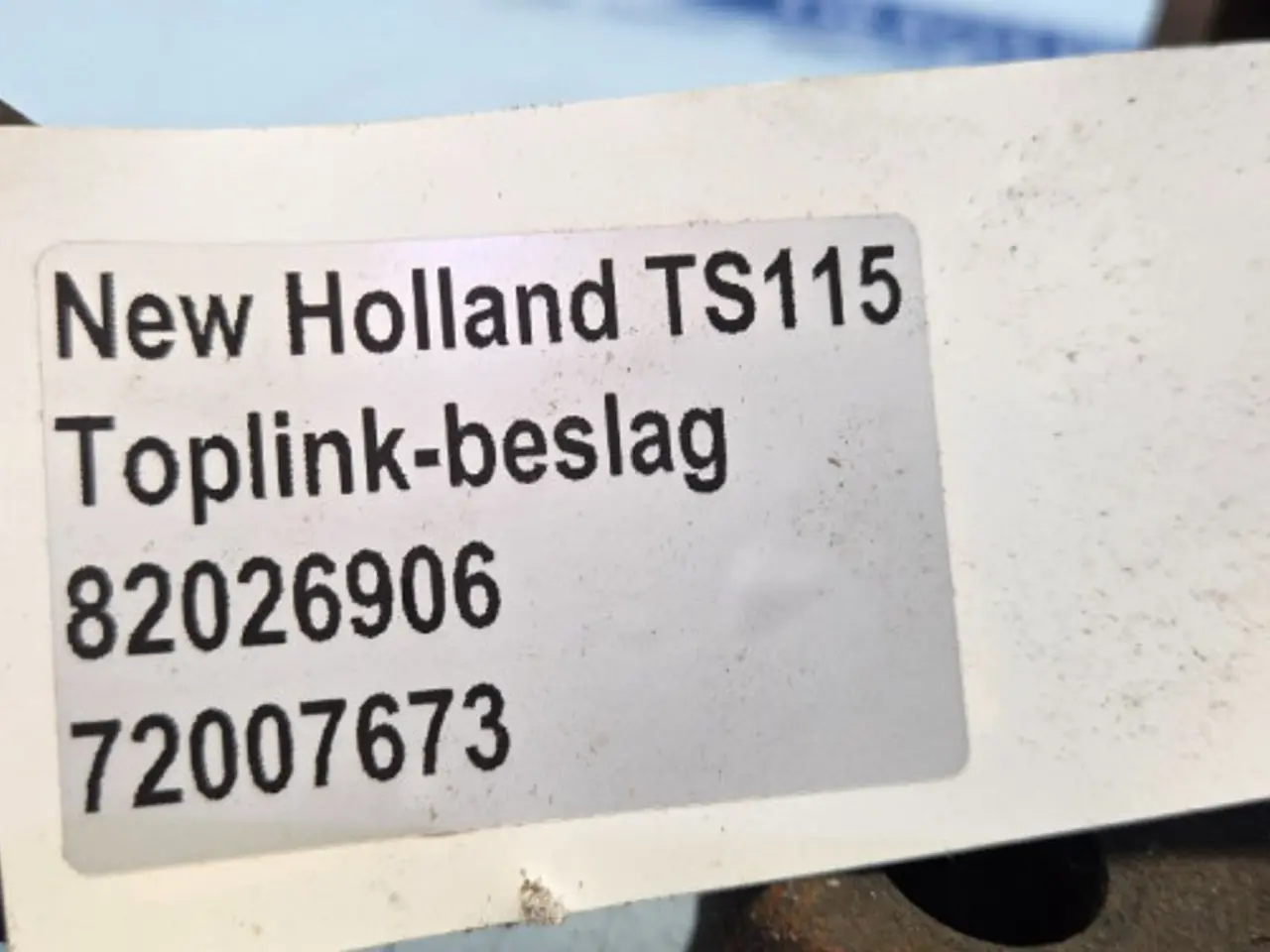 Billede 11 - New Holland TS115 Beslag 82026906