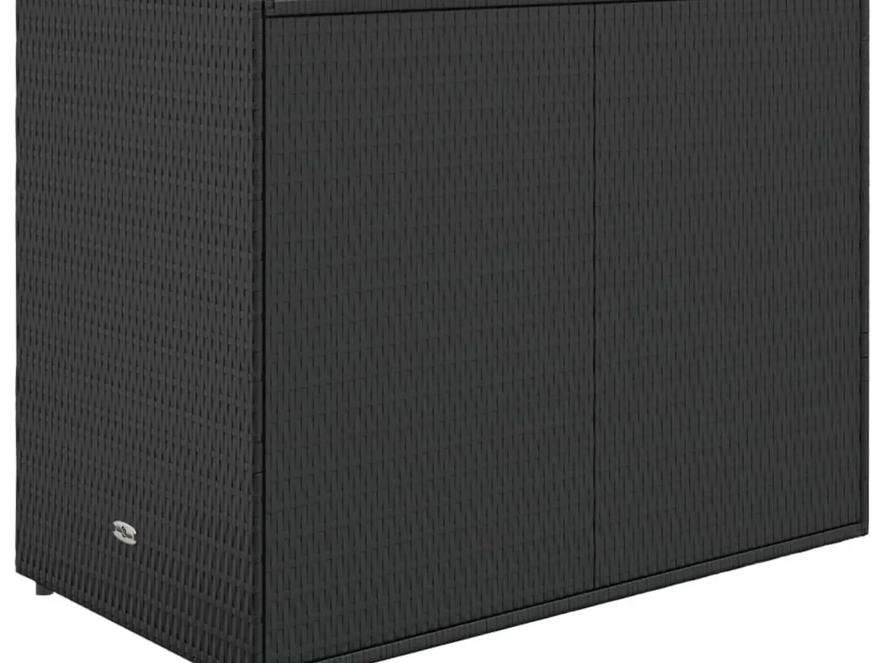 Billede 6 - Haveskab sort 100x55,5x80 cm polyrattan