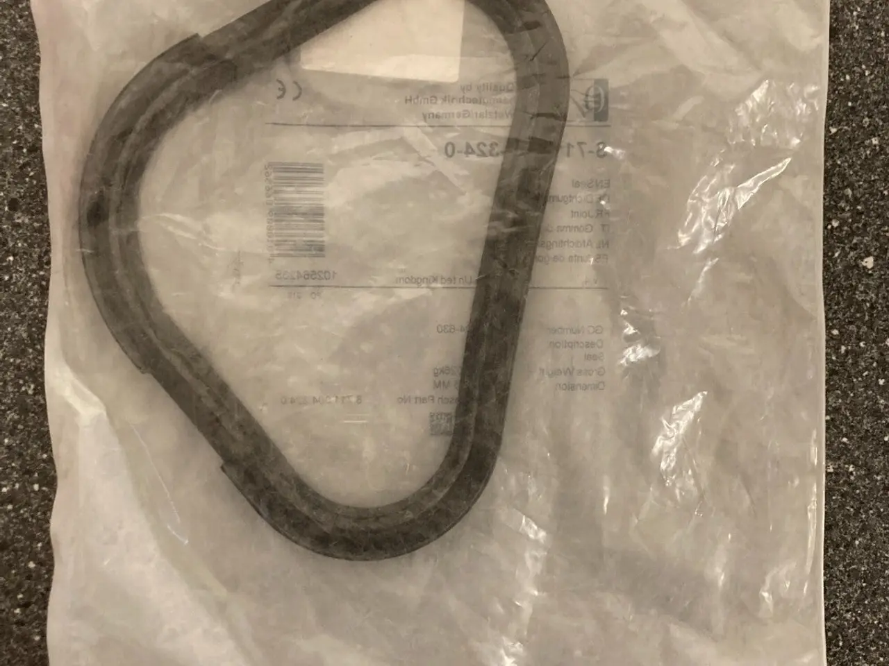 Billede 2 - Bosch Seal Rubber PN:87110043240 - Genuine Spare