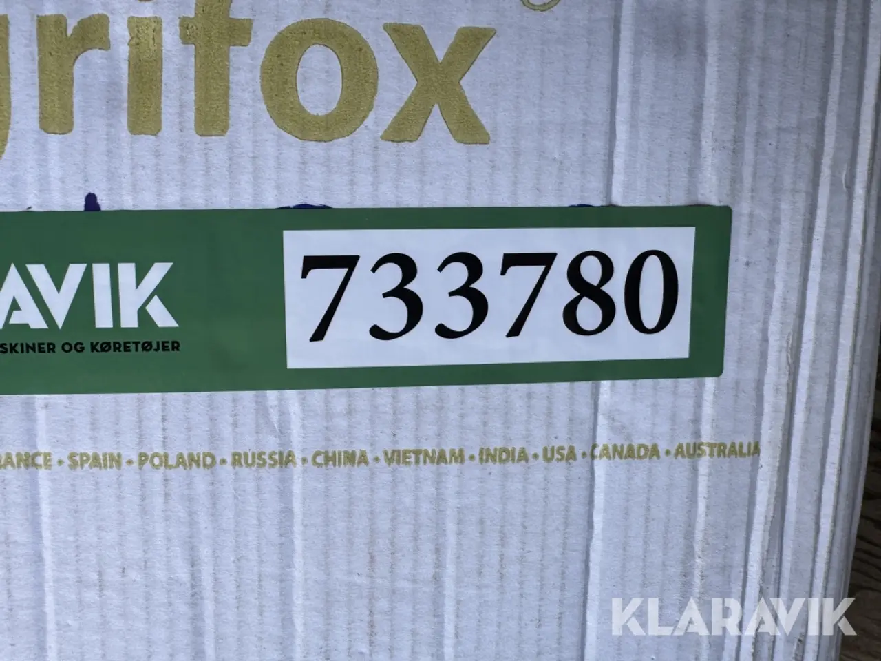 Billede 3 - Arbejdshandsker blå/hvid 1 kasse 240 par str. 9