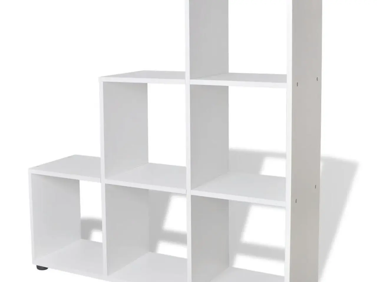 Billede 2 - Trappeformet bogreol/displayhylde 107 cm - hvid