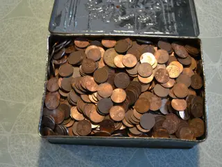 Nyere kobber 5 ører sælges