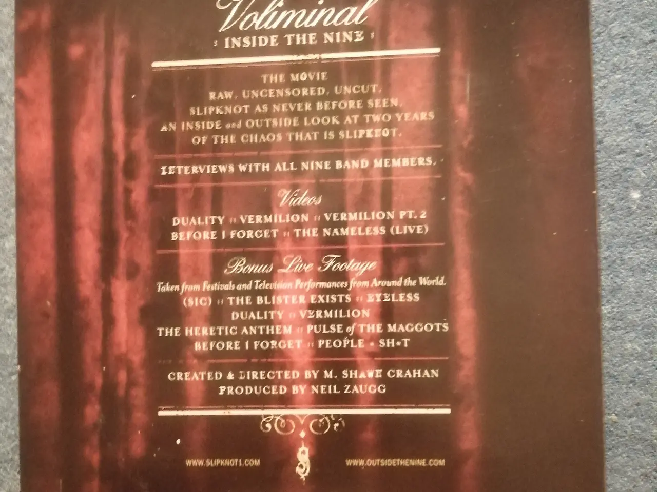 Billede 3 - Slipknot - Voliminal Inside the Nine
