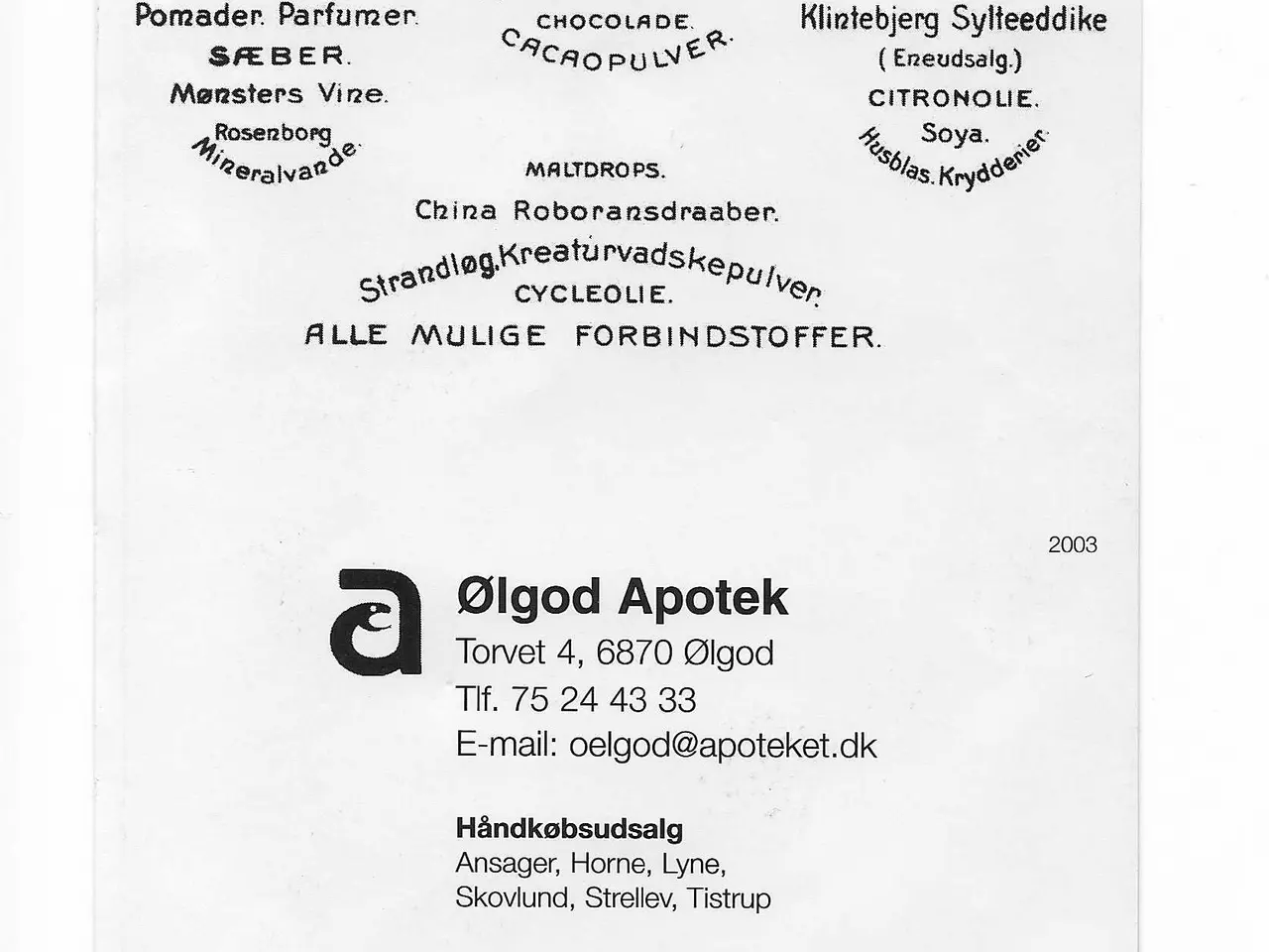 Billede 2 - Ølgod Apotek  11,5x16 cm.