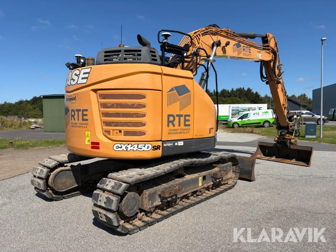 Billede 7 - Gravemaskine Case CX145D SR med Rototilt, 3D GPS, centralsmøring og tilbehør