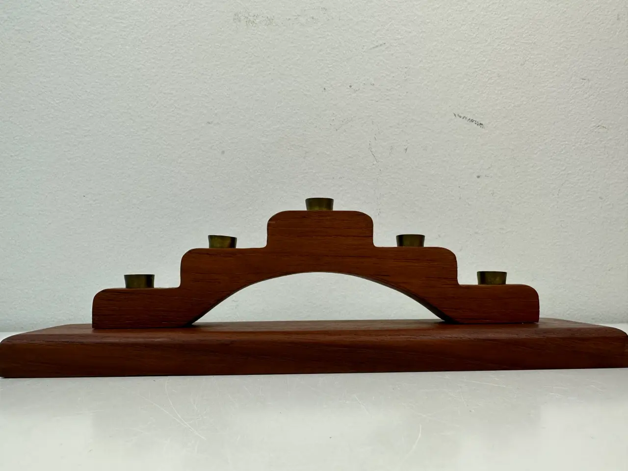 Billede 2 - Retro stage i teak og messing