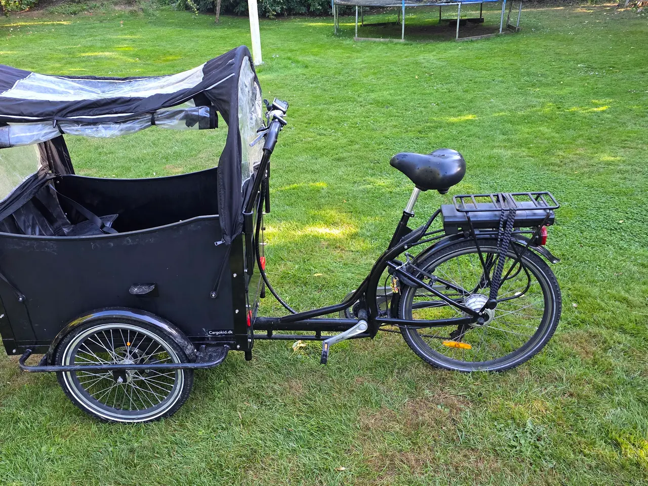 Billede 1 - Cargokid deluxe ladcykel