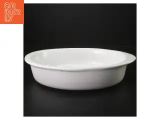 Oval hvid fad fra Bodum (str. 6x21x30 cm)