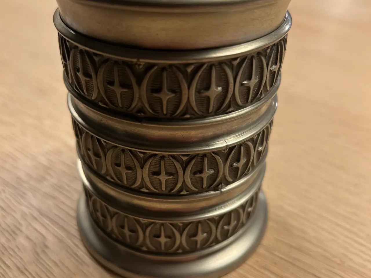 Billede 1 - Tinbeholder/-krukke af Pewter Haugrud, Norge 322