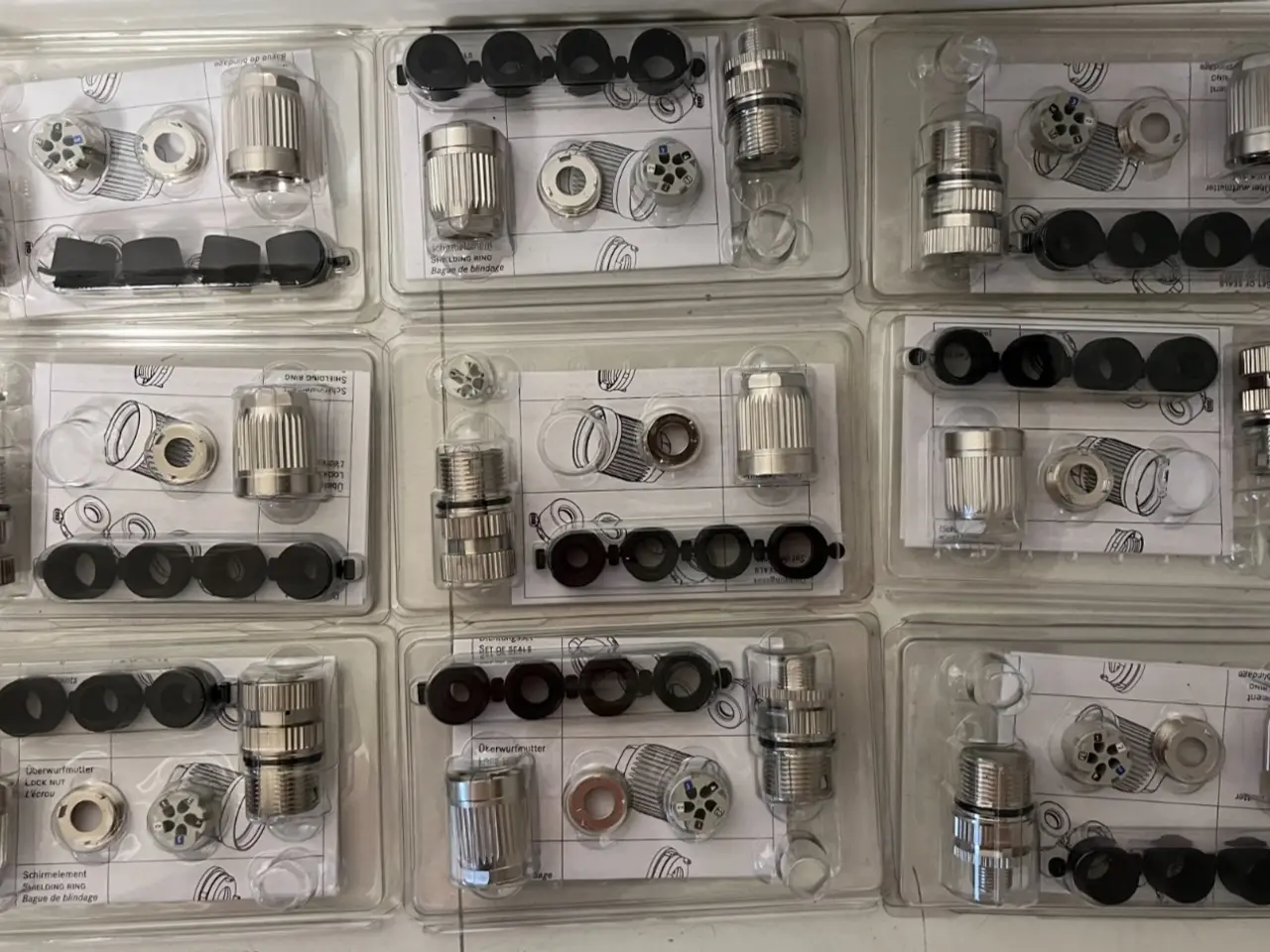 Billede 1 - 9x HARTING M12 Connectors 21035642 5-Pin Shielded