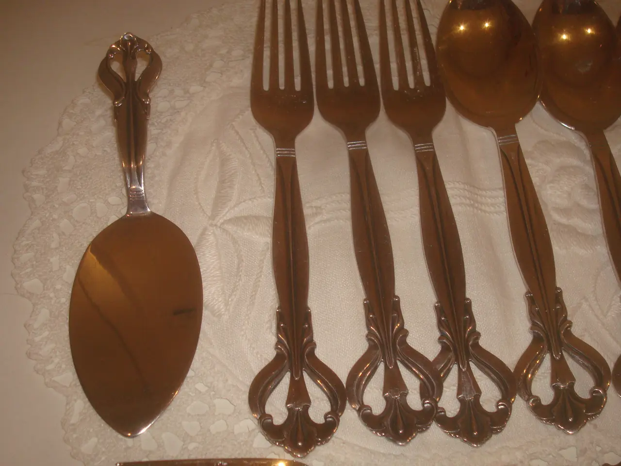 Billede 1 - BENEDIKTE BESTIK SØLVPLET, frokostgafler, desserts