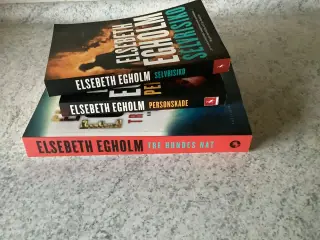 Elsebeth Egholm 3 krimi. Samlet pris 10