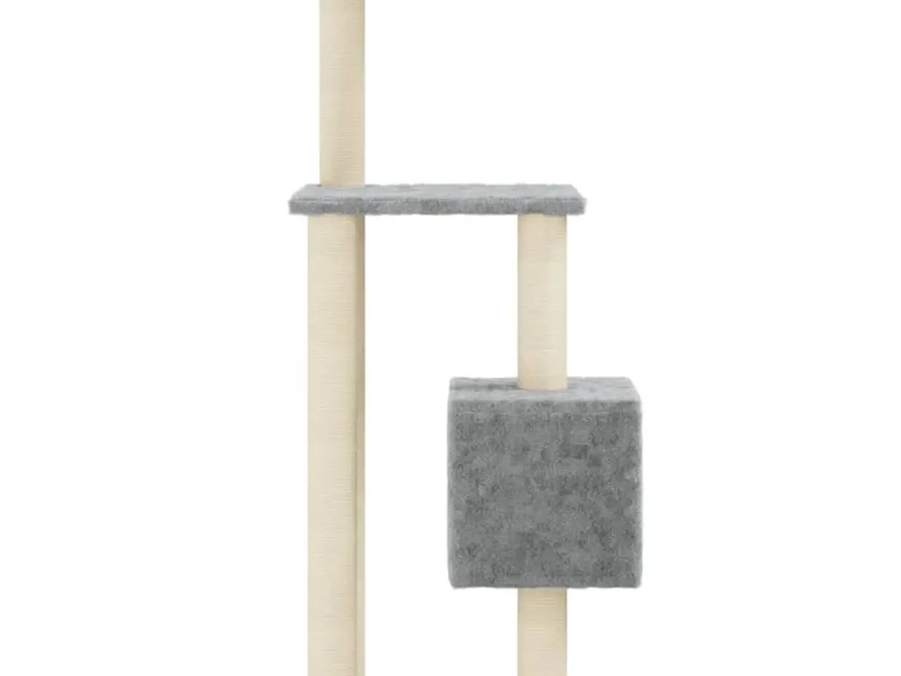 Billede 5 - Kradsetræ med sisalstolper 104 cm - lysegrå