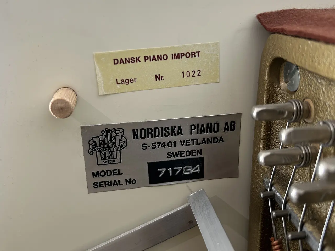 Billede 7 - Klaver -Nordiska Piano