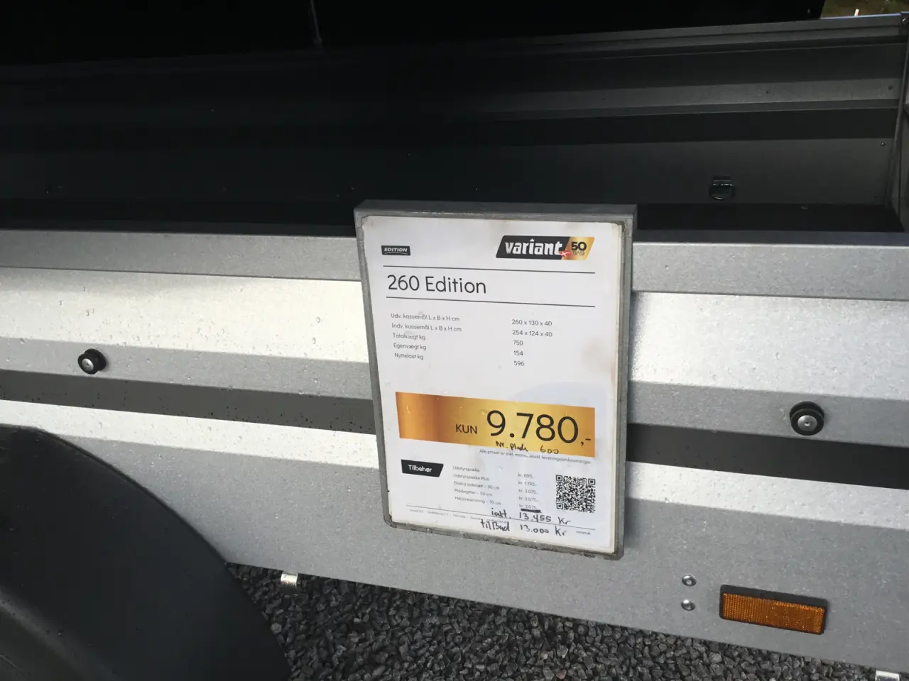 Billede 6 - Variant 260 x130x40+ 70 cm ruf m/ sort pressening 