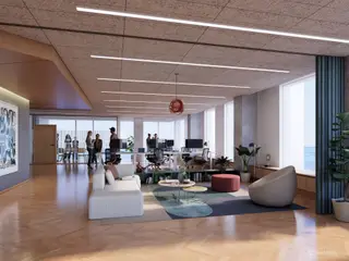 Kontor med mulighed for showroomfunktion