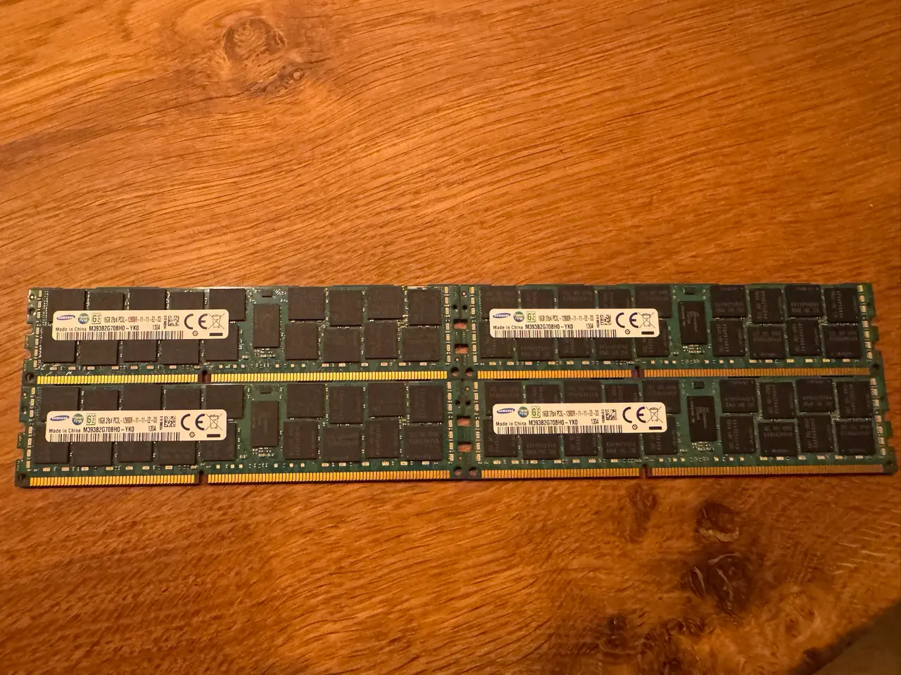 Billede 1 - Samsung 32GB DDR3L ECC RDIMM PC3L-12800R — sæt 2