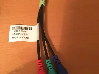 Component-adapter original til Samsung LED TV