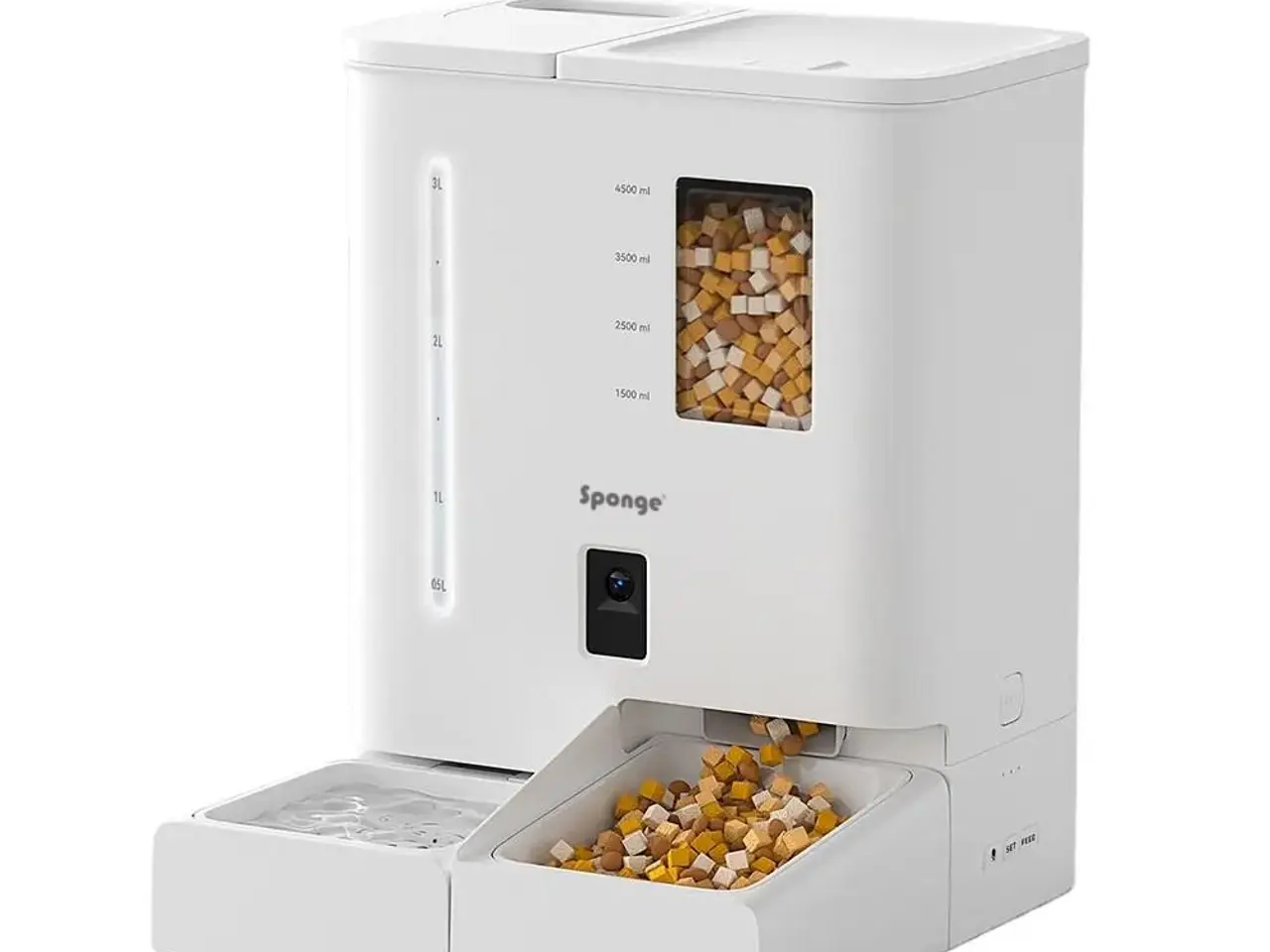 Billede 1 - SPONGE Pet Feeder Smart Dual - smart foderautomat til hund/kat, 5 l