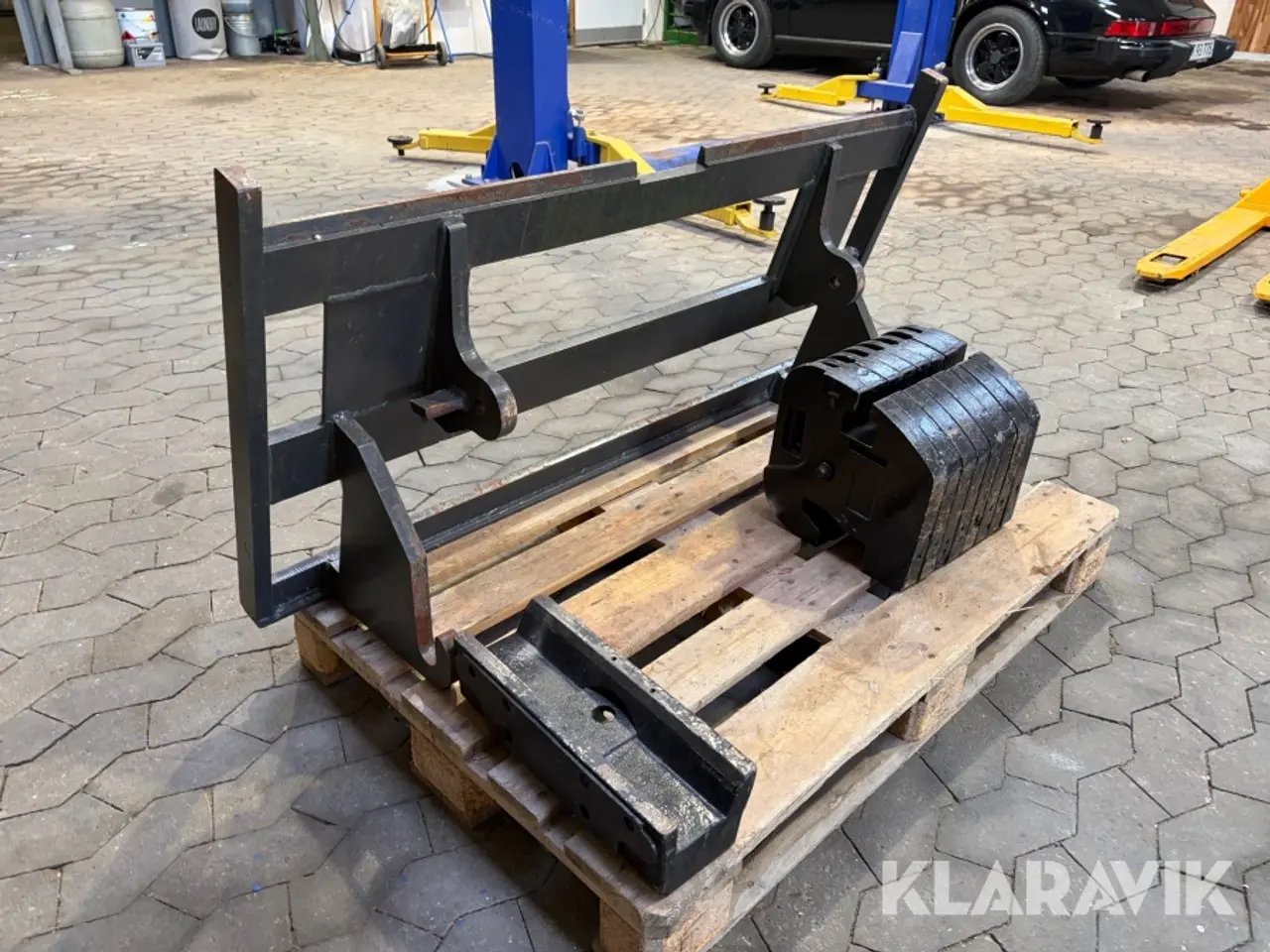 Billede 5 - Pallegafler og 144 kg kontravægt