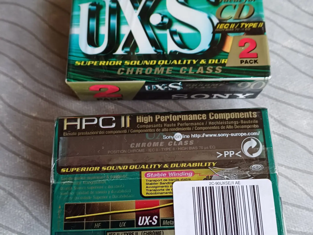 Billede 1 - Sony UX-S kassettebånd i 2 pack - 90 min