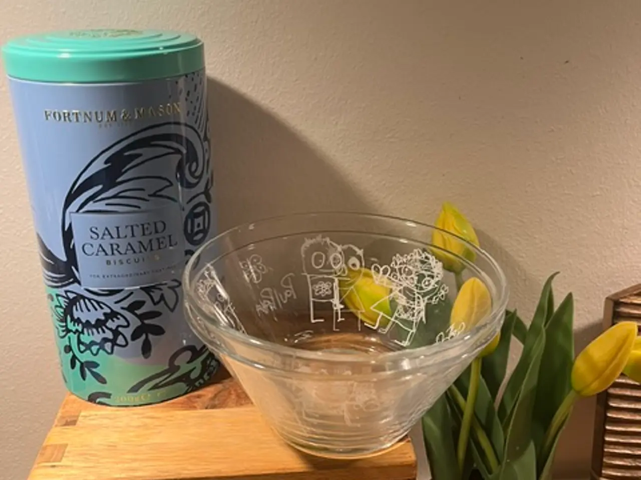 Billede 1 - Poul Pava glasskåle & Fortnum & Mason kagedåse
