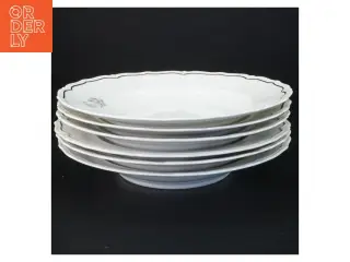 Stel af porcelæn middagstallerkener fra Bavaria (str. Diameter 25 cm)