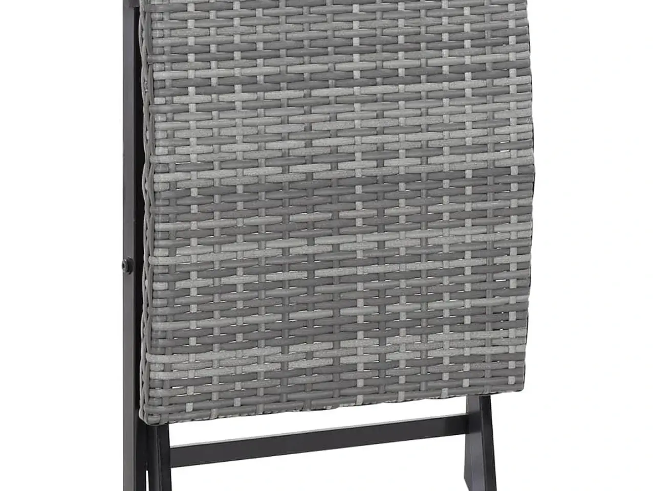 Billede 4 - Foldbar taburet polyrattan grå